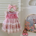 Girls' dress -  summer new arrival - korean style baby girl's chic mesh tutu dress - children's fairy gown