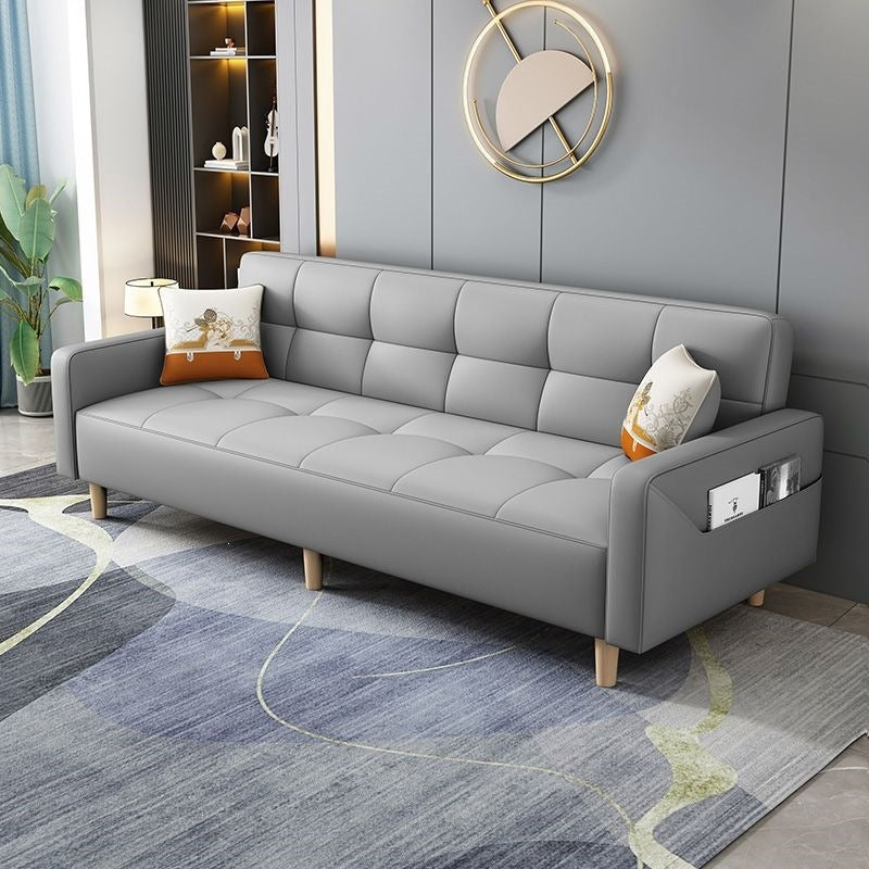 Folding sofa bed - new  model for small living rooms, apartments, and rental properties - 2-in-1 design