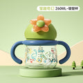 Tritan baby training cup, sippy cup, straw cup for toddlers, kindergarten, and home use - milk cup with handles