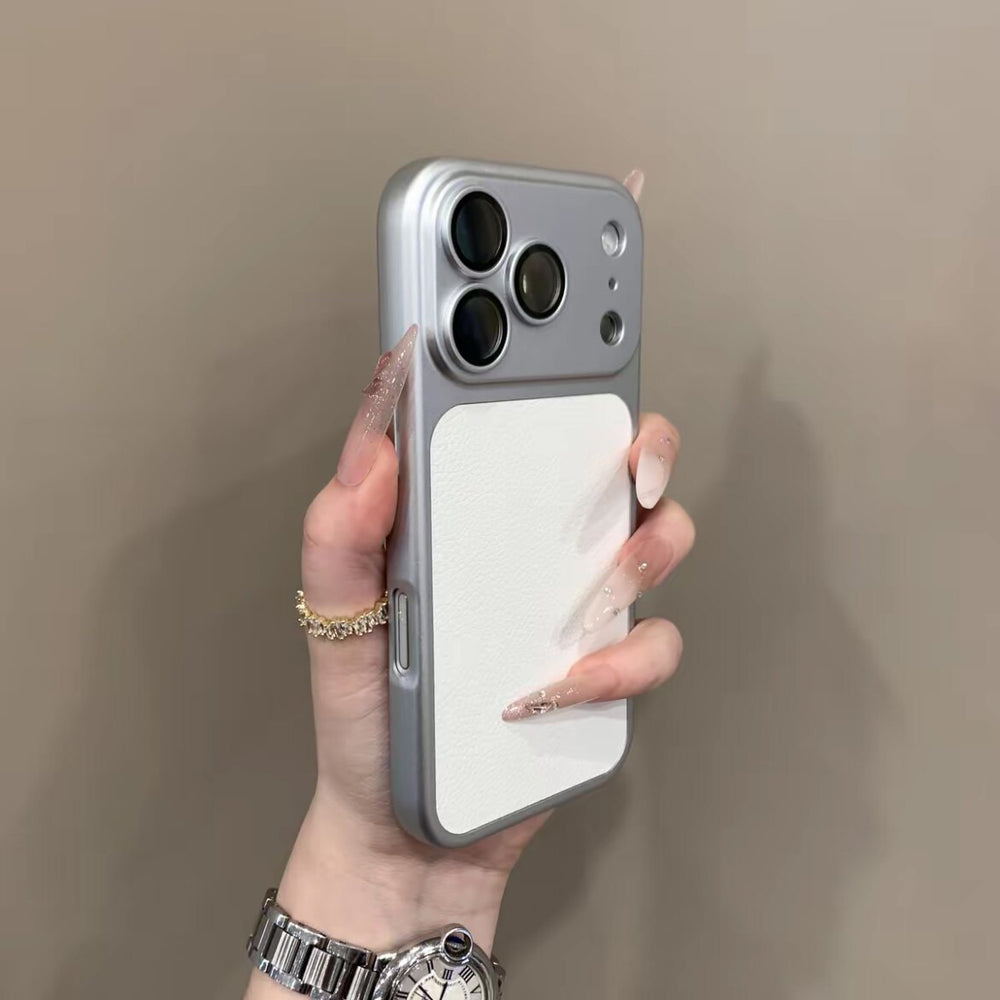 Suitable for iphone18promax litchi pattern leather mobile phone case that instantly turns into burgundy red apple 17 protective case 16