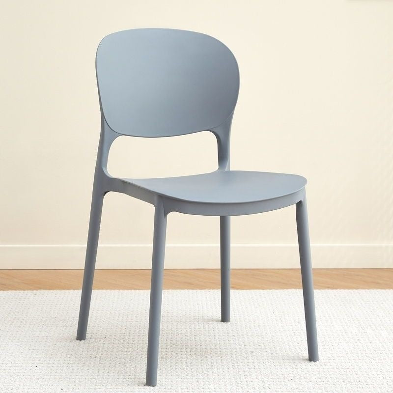 Plastic chair thickened backrest dining chair dining table for homeaccessible luxuryclassy sense negotiation stool stackable catering commercial