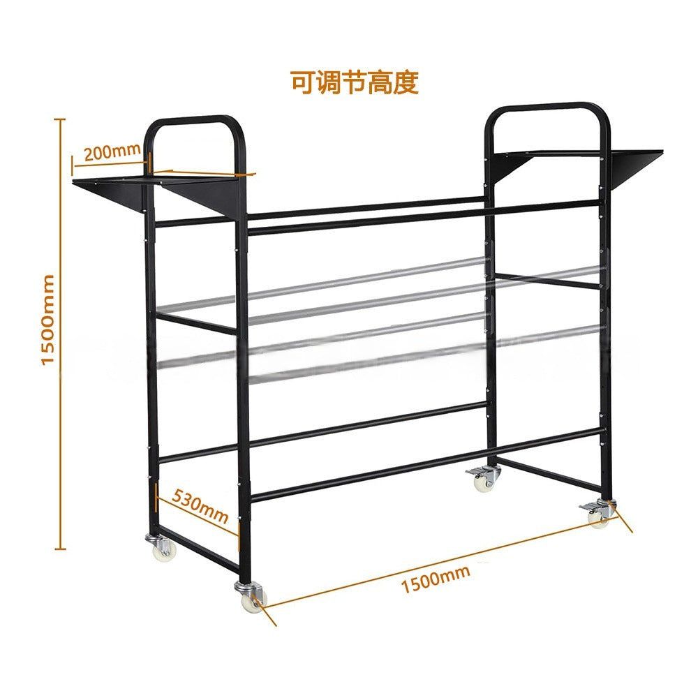 Source Factory Auto Repair Shop Tire Oil Storage Rack Mobile Tire Storage Rack 4S Shop Tire Display Rack