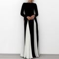 cross-border e-commerce women's fashion: european and american summer new arrivals - elegant, sexy, backless, slim-fit evening gown dress