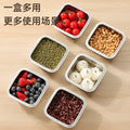 Daily dining kitchen 304 stainless steel crisper box, multi-grain rice packaging box, food-grade small lunch box, microwaveable