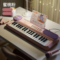 37-key digital piano with microphone, multi-functional educational early learning music piano for kids, beginner-friendly playable toy