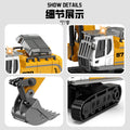 hot-selling full proportional alloy mini excavator dumper truck 1:64 scale kids' remote control construction vehicle mini forklift
