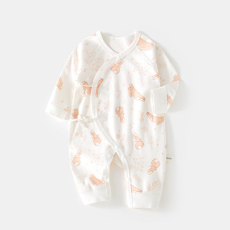 Babylon jumpsuit fall and winterpure cotton baby butterfly clothes boneless clothes newborn monk clothes type a spring & fall khaki