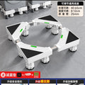 Washing machine base stand - universal adjustable leveling feet with wheels - refrigerator support rack
