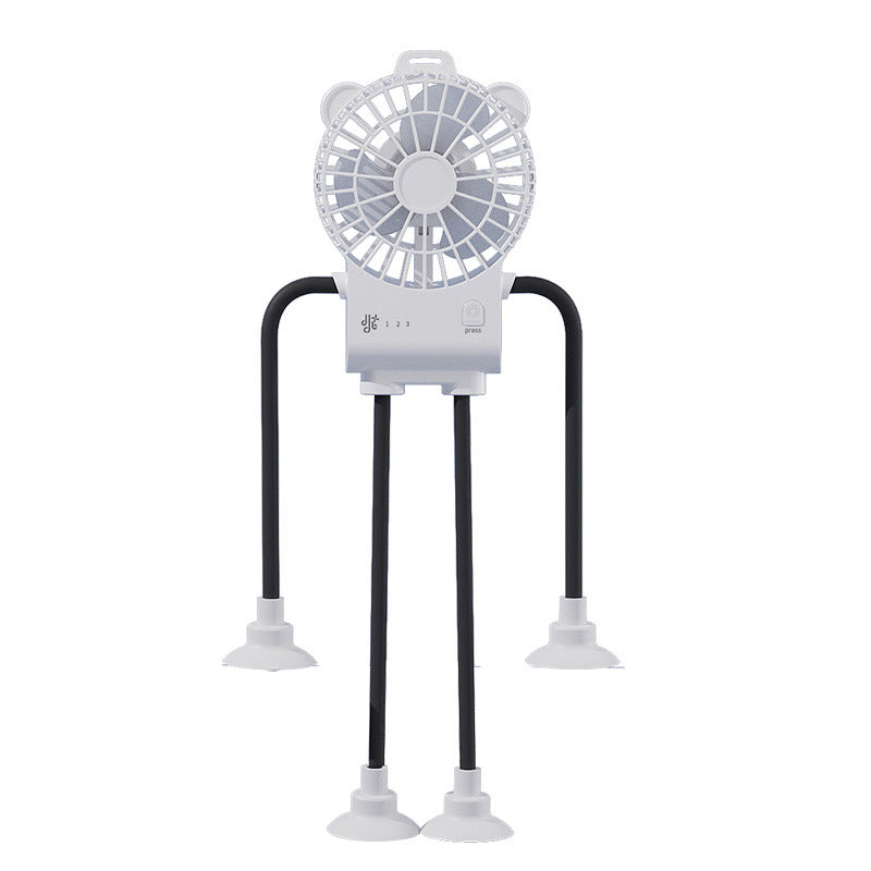 octopus fan suction cup mini office desktop dormitory kitchen neutral silent usb fan portable