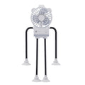 octopus fan suction cup mini office desktop dormitory kitchen neutral silent usb fan portable