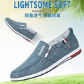 Men's youth korean style british fashion trendy men's shoes business shoes slip-on casual canvas shoes wholesale dropshipping