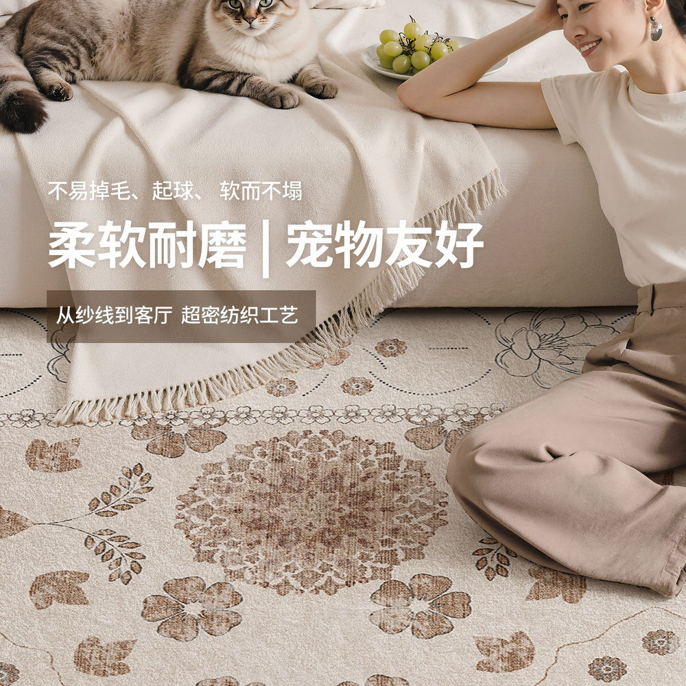 persian-style carpet living room accessible luxuryclassy bedroom ethnic bohemia scandinavian non-slipthickened floor mat