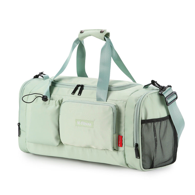 Short business trip portable travel bag large capacity travel bag dry and wet separation sports fitness bag independent shoe compartment bag