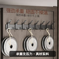 Space aluminum hook, punch-free door back coat hook, wall-mounted fixed wall coat hook, entrance hall coat rack
