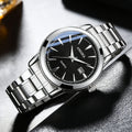 2026 new men's business waterproof watch, stainless steel band, quartz casual watch - cross-border exclusive, ready to ship