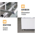 Commercial cake display case - curved & right-angle design - large capacity refrigerated showcase for desserts, fruits, and cold dishes - air-cooled cake chiller