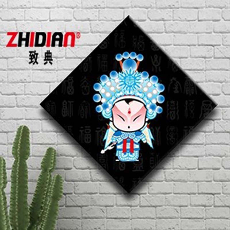 Hotel wall decoration paintings Peking Opera character murals Restaurant noodle shop wall creative catering Hot pot shop box hanging paintings
