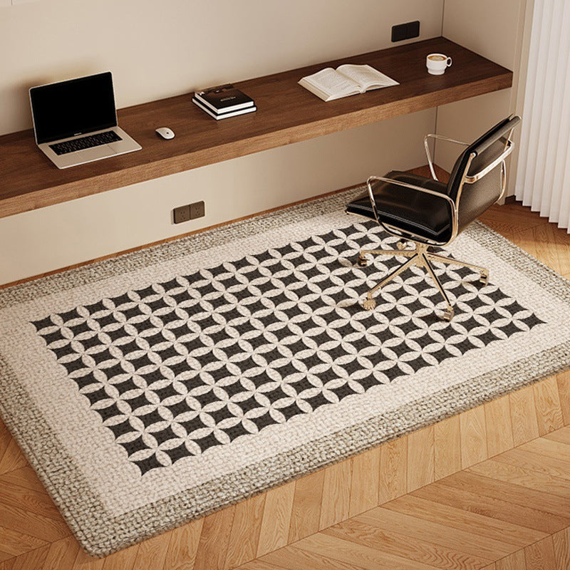 Superior computer room swivel chair floor mat chair stool carpet bedroom living room desk study mat sound insulation mat