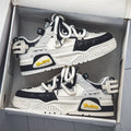 Men's 2025 new winter breathable mesh casual white sneakers - student, niche, original design, versatile, trendy athletic shoes