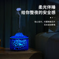 Aromatherapy machine for home desktop humidifier artificial smoke ring flame cross-border fragrance automatic fragrance machine wood grain