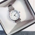 Women's fashion watch - elegant, retro, trendy, korean style, minimalist small round bracelet watch for students and export