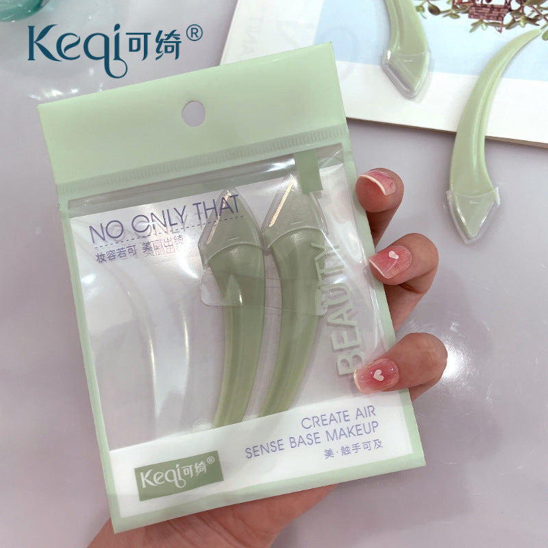 Keqi eyebrow razor processing personalized macro eyebrow razor oem oem silk screen logo eyebrow razor oem