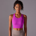New arrival beautiful back fixed cup all-in-one yoga wear vest high intensity sports intimates women's bubble wrap fitness bra