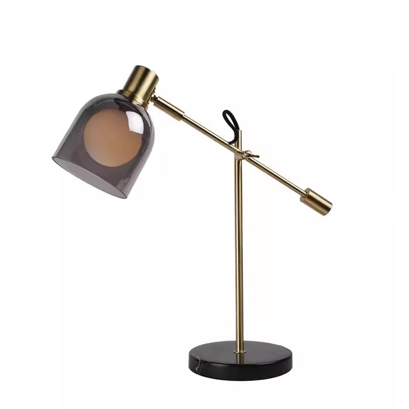 Modern minimalist glass table lamp - bedroom bedside lamp - designer high-end nordic style - living room, study, decorative home & hotel lighting