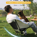 Home outdoor portable casual chair high back beach chair art sketching chair picnic camping style fishing moon chair
