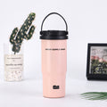 Twilight double drink 316 stainless steel thermos cup large capacity good looks office straw ice cup car tumbler