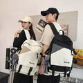 Backpack casual school bag for middle and high school students, travel, couples, and college students - multi-pocket, large capacity, double shoulder backpack