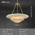 Modern faux marble chandelier - light luxury style for living room, danish art creative designer staircase, dining room, study, and bedroom lighting
