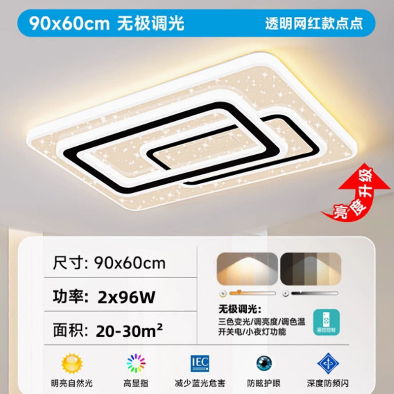 2025 new simple modern atmosphere led living room main light full of stars master bedroom dining room light whole house lighting