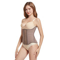 Hourglass goddess [rock gray] latex waist trainer - back support, tummy control, posture correction, slimming shapewear sports waist cincher