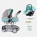 Rich silver tube eva wheel [lotus green] cart + basket
