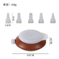 silicone decorating pot, fondant cake decorating multi-functional cream chocolate squeezing sauce decorating device, decorating pot