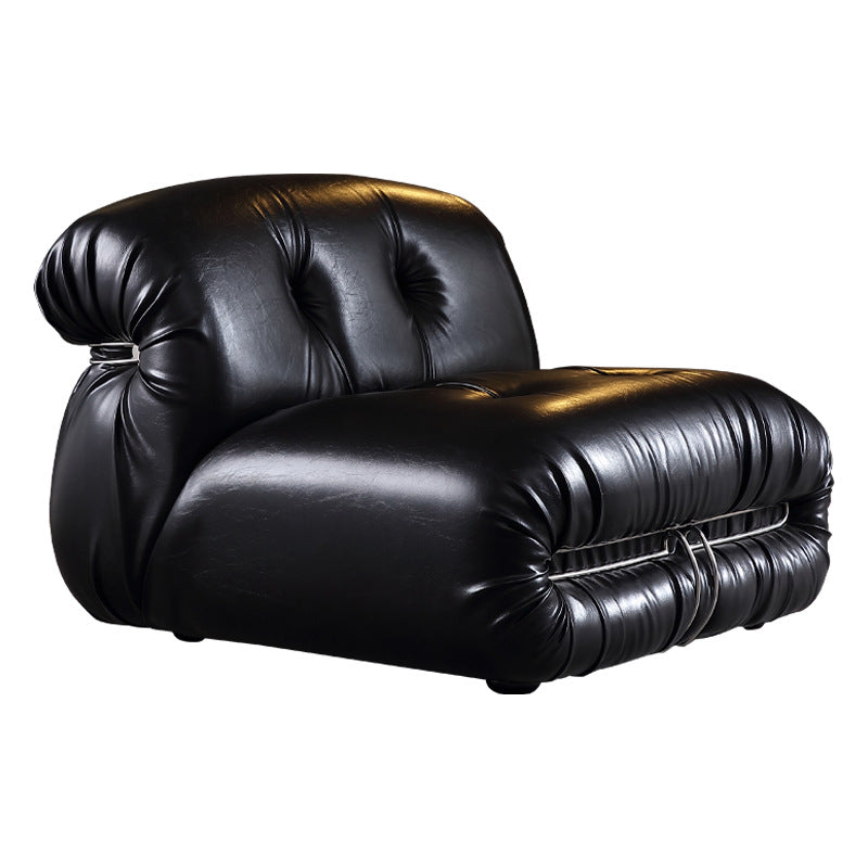 Italian medieval style soriana big steel teeth leather sofa designer style living room retro popular hippo sofa