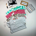 New women's short-sleeved t-shirt stripestopsin stock wholesalewomen's t-shirt wholesale short