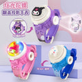 Tiktok live stream rotating colorful lights music hello kitty unicorn cartoon children's toy watch flip cover toy watch gift