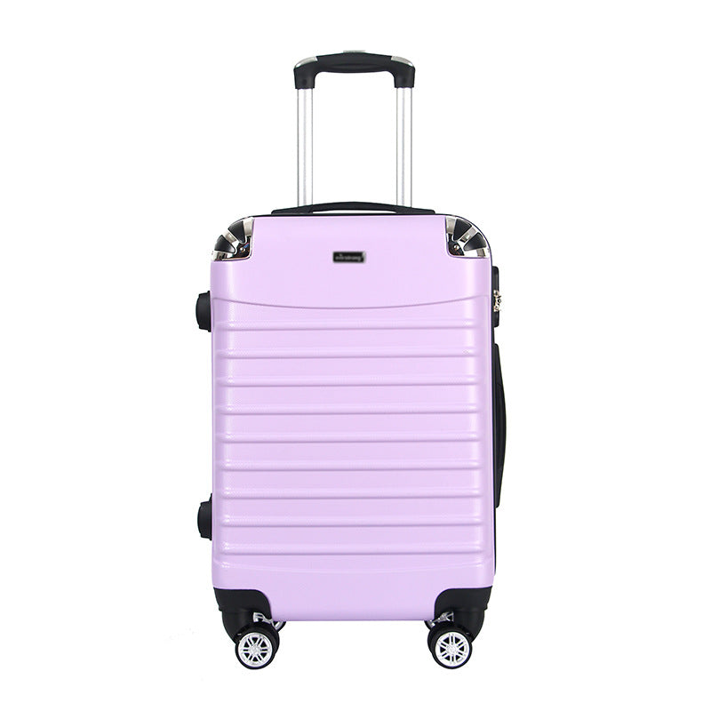 Processing custom ABS trolley suitcase business travel gift boarding case zipper 3-piece universal wheel suitcase