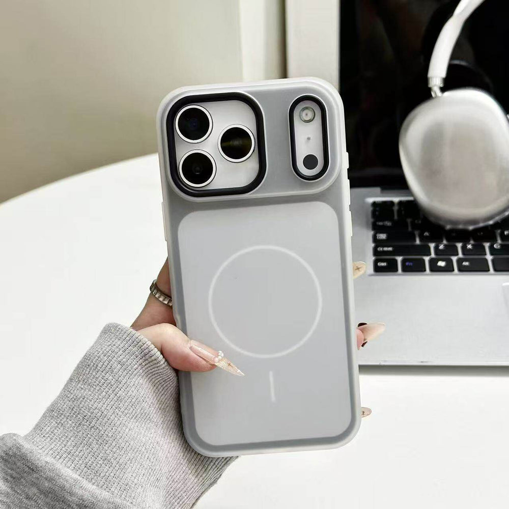 Second-generation jelly magnetic case for apple 17 pro max, 2-in-1 soft-touch iphone 16 protective cover