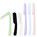 Rhino folding micro eyebrow razor - stainless steel blades, safe eyebrow shaper, women's eyebrow grooming beauty tool - in stock