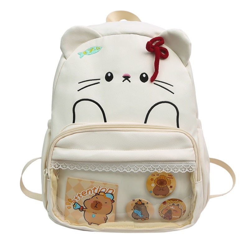 New arrivalkids small school bag for boys and girls cute lace pain bag backpack kindergarten baby snack backpack cross-border