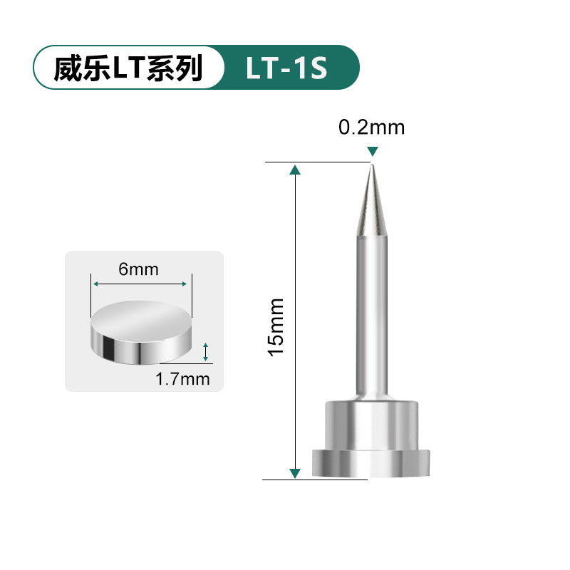 Applicable to Weller small Wilo soldering iron head LTKN tool head welding nozzle WSD81 welding table horseshoe bend fine tip maintenance