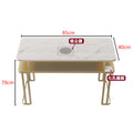 New arrival manicure table and chair suit single double three-person multi-functional manicure tableaccessible luxury vacuum cleaner manicure table marble