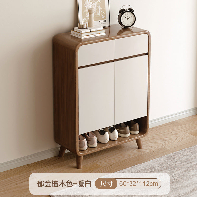 Large capacity shoe cabinet for home use - entryway, hallway, and outdoor console table all-in-one storage - new shoe rack