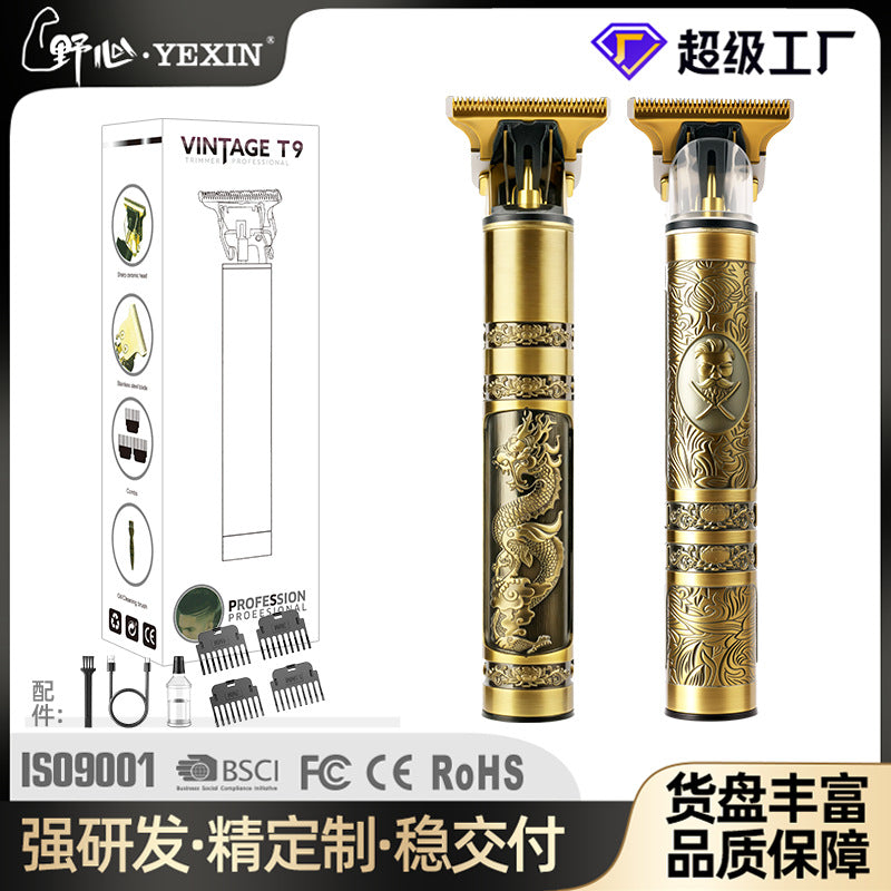 electric hairdresser, bald head, hair salon, electric clipper, carving, for home fast charging hair clipper