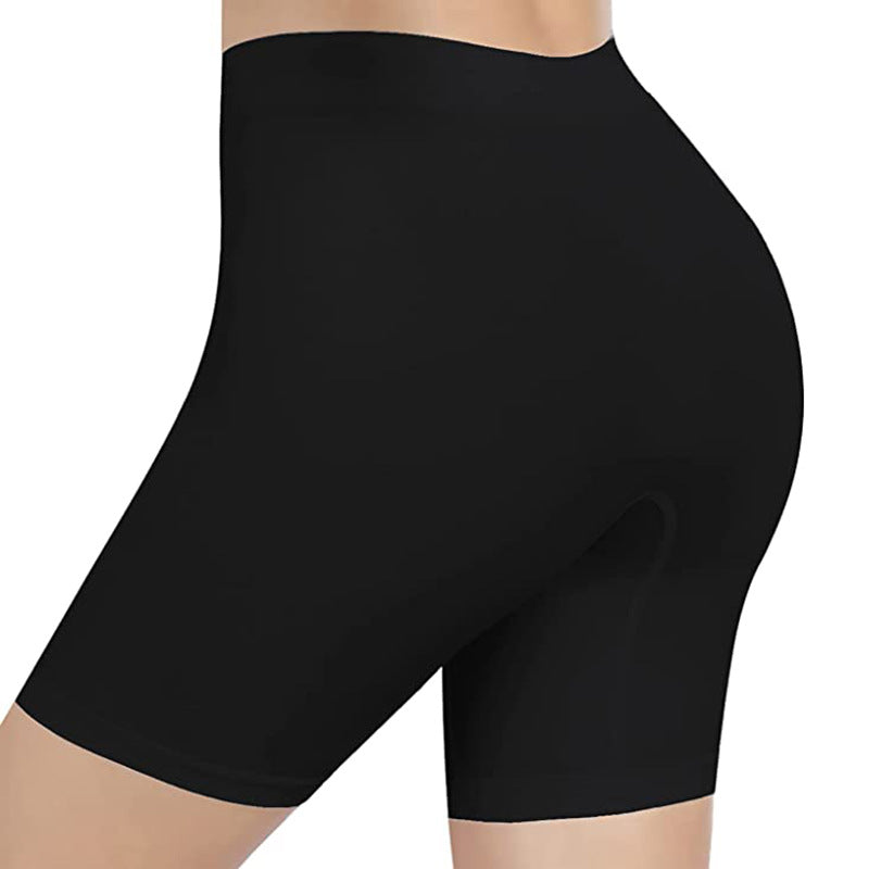 Cross-border hot-selling e-commerce seamless yoga shorts three-point high-waisted sports nude tight boxer fitness shorts