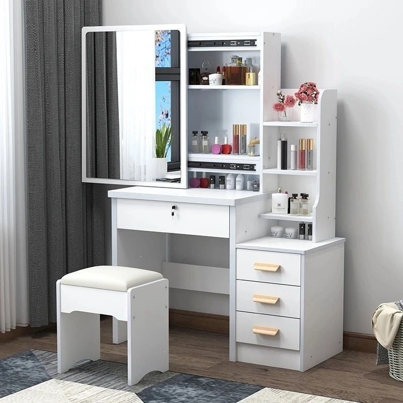 Bedroom mini small apartment simple modern casual dressing table economical multi-functional dressing table popular dressing table