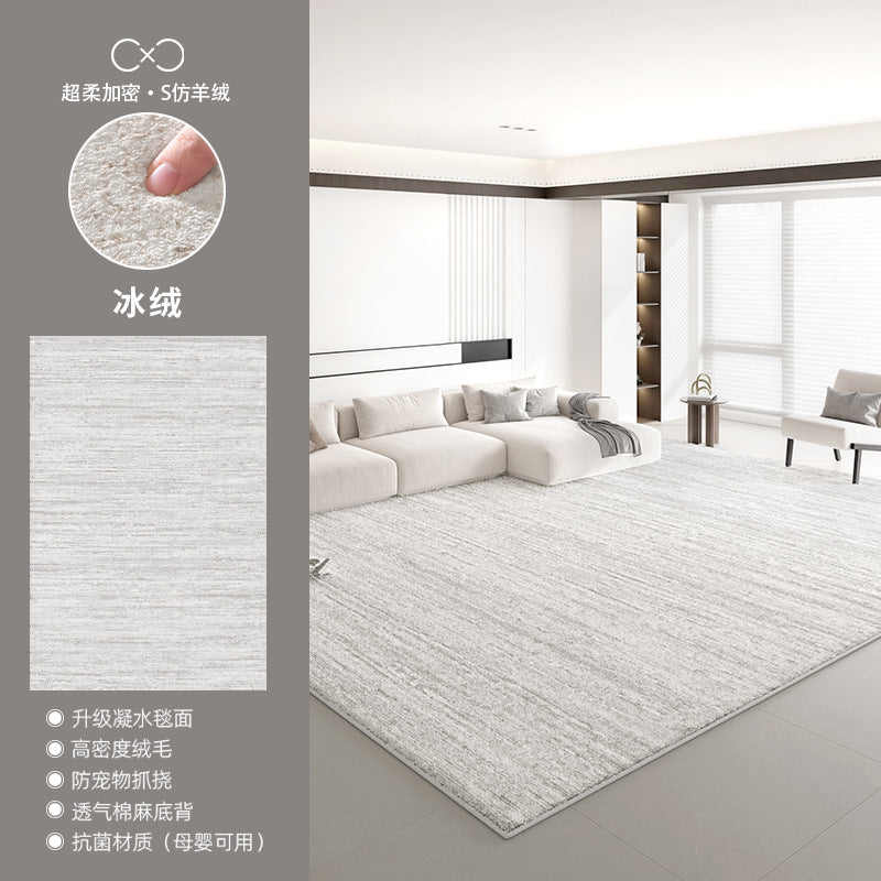 Distributed carpet living room new arrival no-wash and wipeable accessible luxuryclassy waterproof and stain-resistant floor mat modern casual bedside blanket